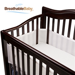BreathableBaby Breathable Crib Bumper White