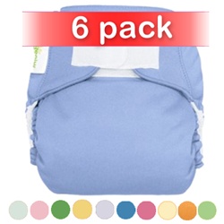 bumGenius 4.0 One-Size Stay-Dry Cloth Diaper Hook and Loop 6 Pack