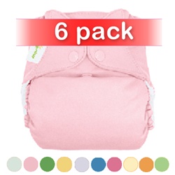 bumGenius 4.0 One-Size Stay-Dry Cloth Diaper Snap 6 Pack