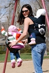 BabyHawk Mei Tai Baby Carrier - Sophia Black on Black