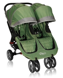 Baby Jogger City MIni Double Stroller 2013- Green/Gray