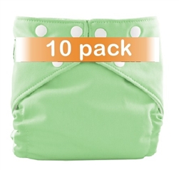 FuzziBunz One Size Elite 2013 Cloth Diaper with 2 Inserts - 10 Pack