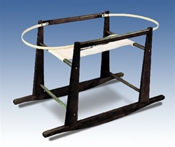 Jolly Jumper Rocking Moses Basket Stand Black