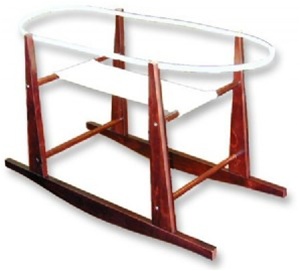 Jolly Jumper Rocking Moses Basket Stand - Cherry | DaintyBaby.com