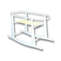 Jolly Jumper Rocking Moses Basket Stand White