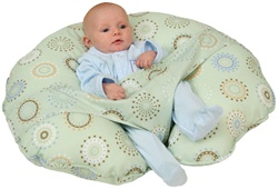 Leachco Cuddle U Positioning Pillow - Sunny Circles