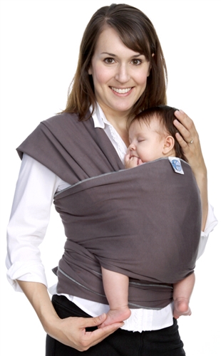 NEW Moby Cotton Baby Carrier Wrap Slate One size fits Most 