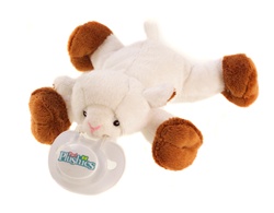 Paci Plushies Lovie the Lamb Infant Pacifier Plush Toy