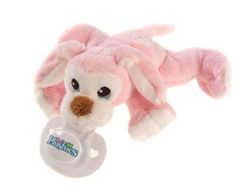 Paci Plushies Pixie the Puppy Infant Pacifier Plush Toy