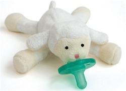 Wubbanub Infant Plush Toy Pacifier Lamb